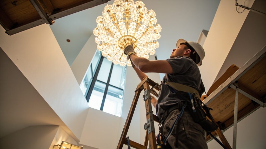 Expert chandelier hanging and specialty lighting i