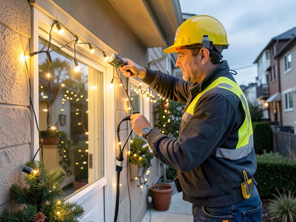 How to safely power large holiday light displays i