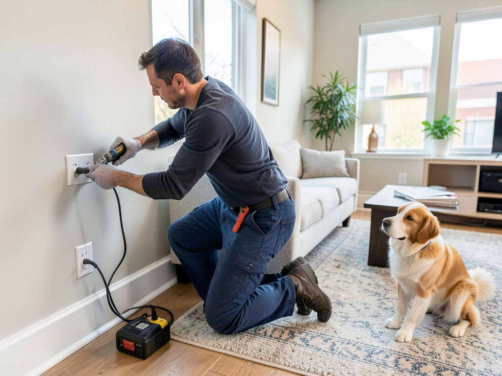 Keeping your pets safe from electrical hazards in