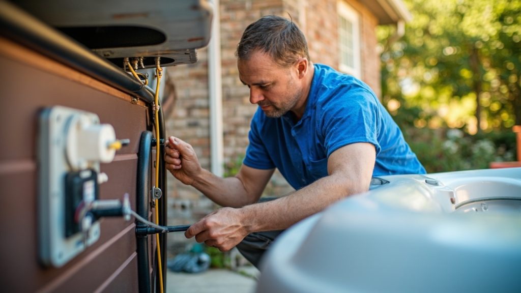 Licensed electricians for safe hot tub and spa wir