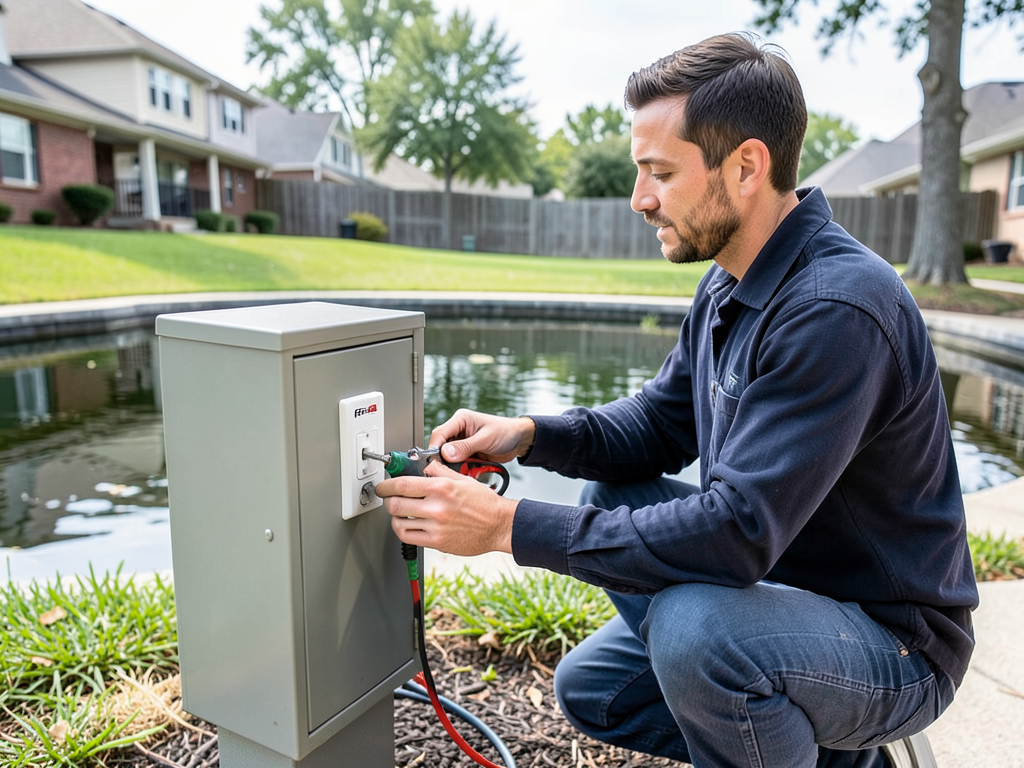The best way to run power for your white rock lake