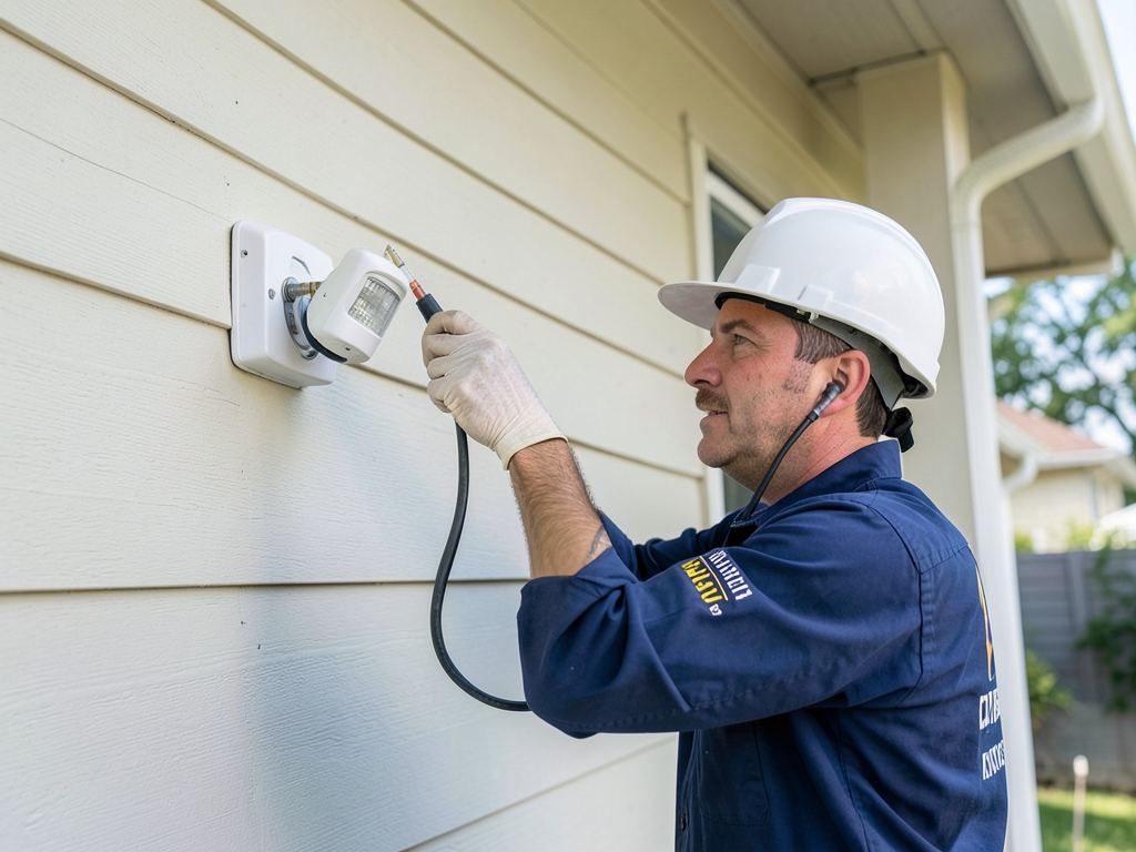 Using motion sensor lighting to improve home secur
